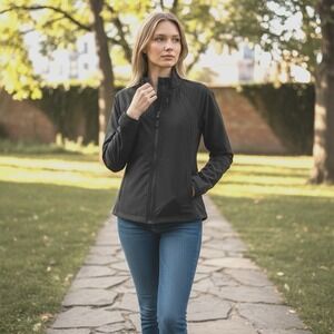 Athleta Run With It Jacket Black Women's Size Medium Retail $129